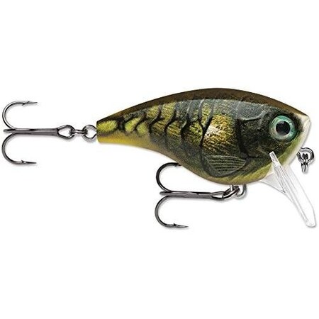 Rapala Bx Mid Brat 05 Balsa Core, 2 12, 716 Oz Running Depth 5', Vmc 4 Trebles, Mossy BXMB05MSY